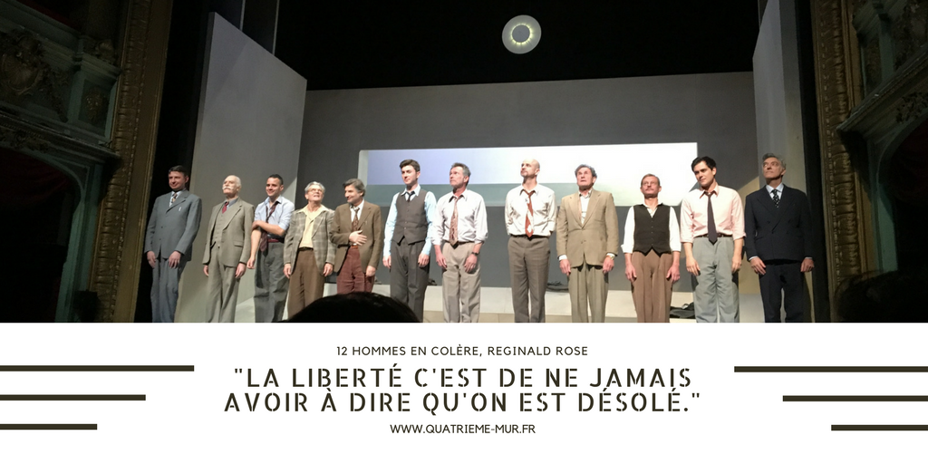 12 hommes en colère théâtre hébertot blog cultureblog theatre quatrieme mur