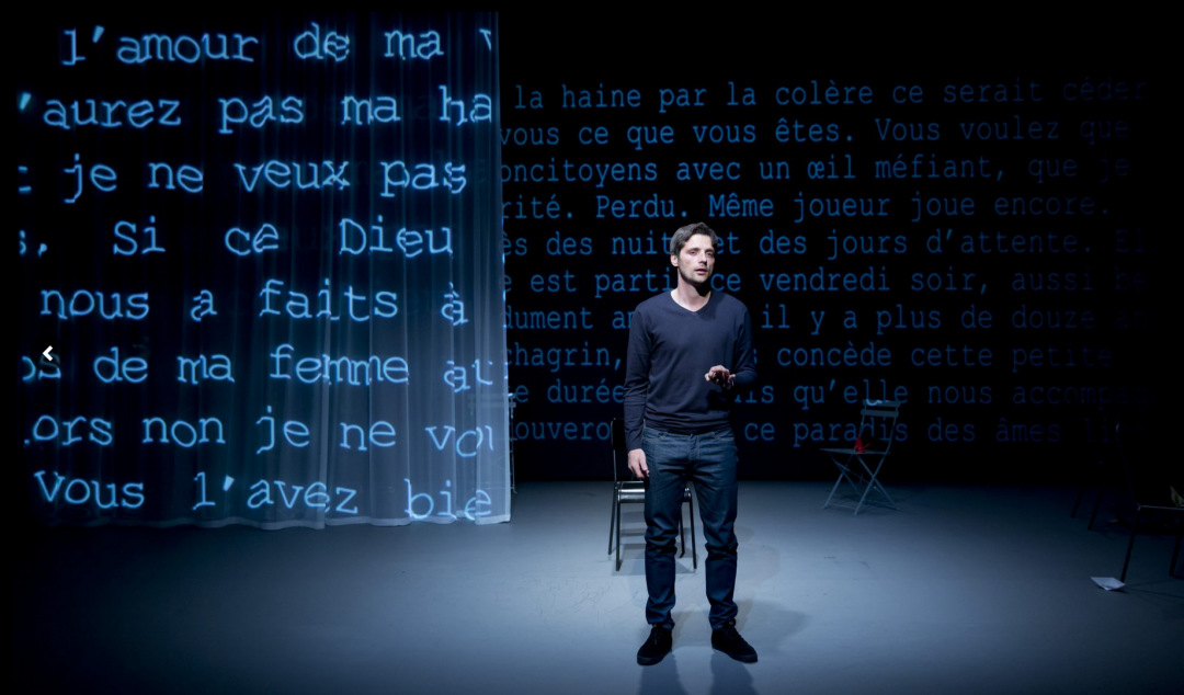 vous n'aurez pas ma haine blog théâtre raphael personnaz antoine leiris vous n'aurez pas ma haine quatrième mur critique avis