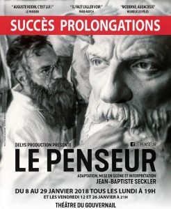 le penseur rodin théâtre gouvernail seckler paris critique avis blog théâtre quatrième mur