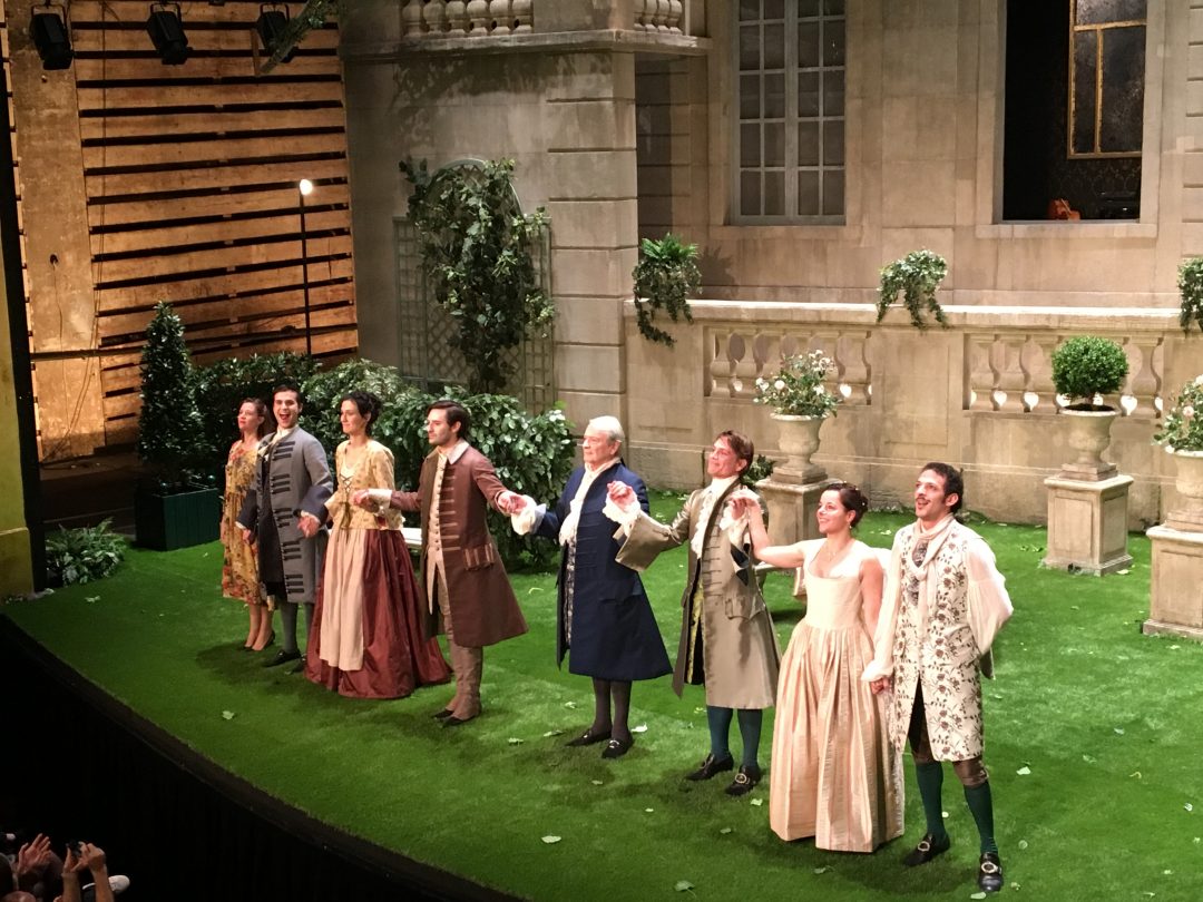 Blog Quatrieme Mur le jeu de l'amour et du hasard paris avis critique porte saint martin théâtre vincent dedienne
