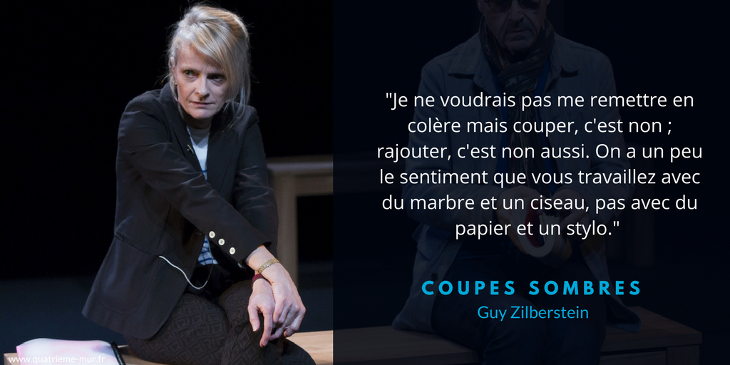 coupes sombres blog quatrieme mur critique avis théâtre du rond point guy zilberstein anne kessler serge bagdassarian